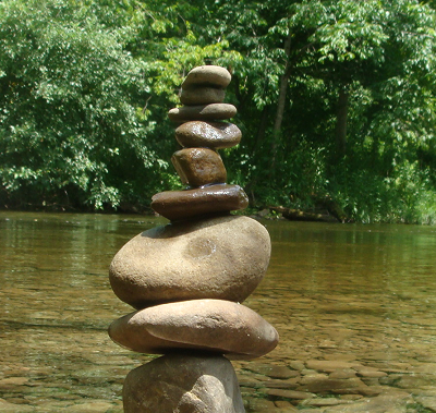 ROCK STACKING-TOWER